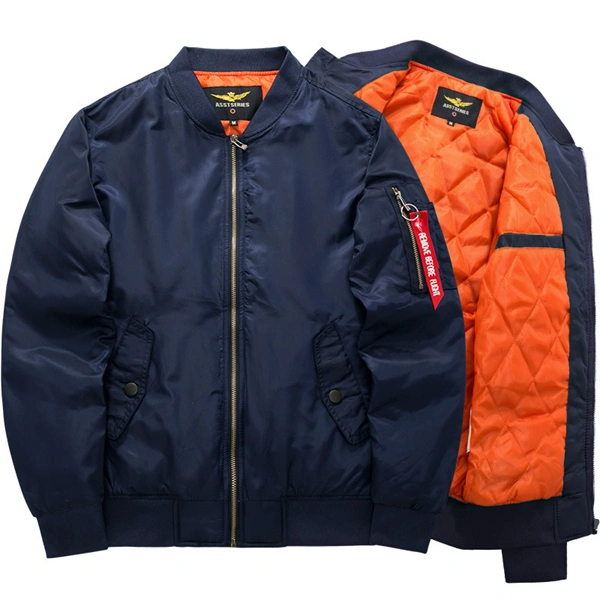 Plus Size XS-6XL Bomber Jacket Fashion Casual Flight Jacket