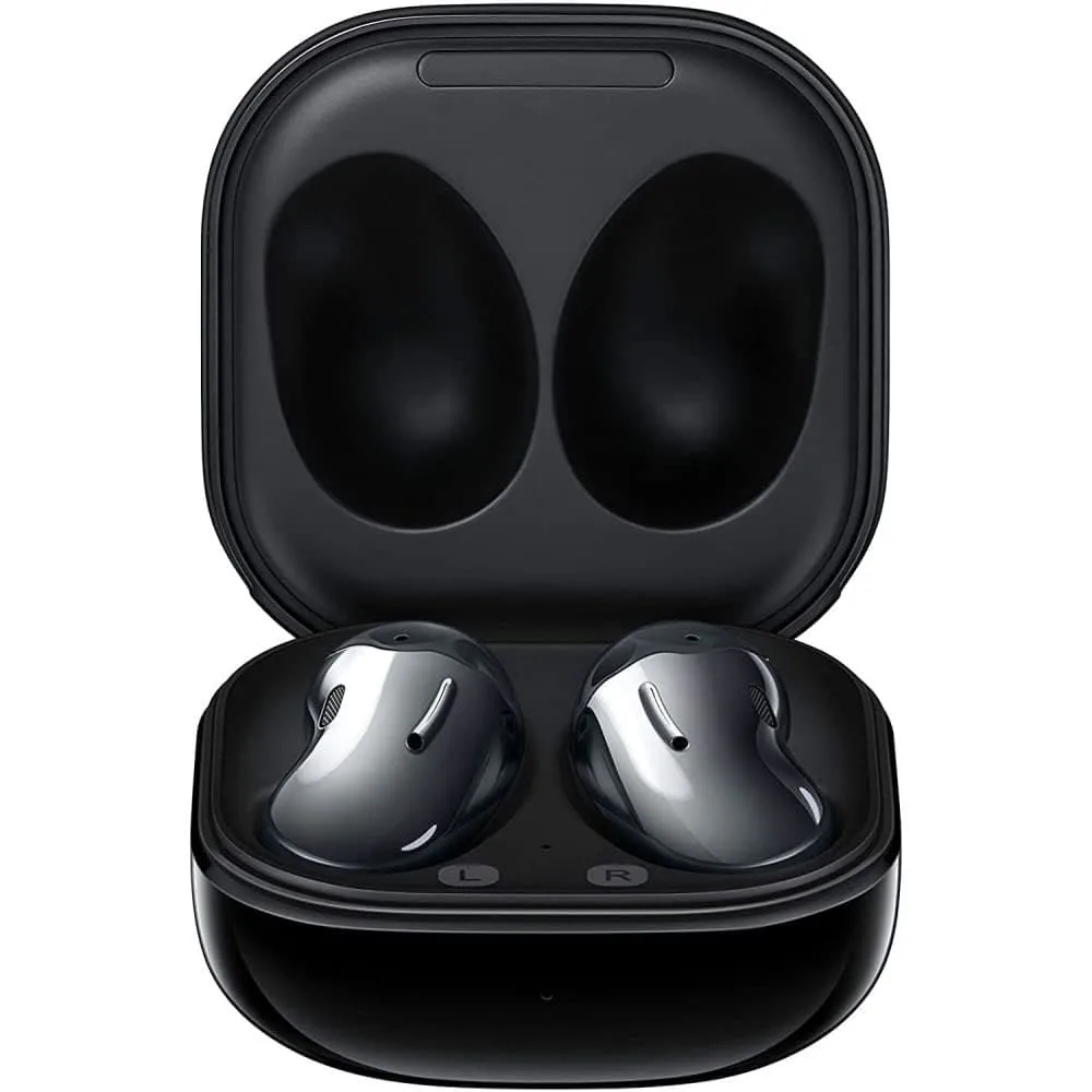 SAMSUNG Galaxy Buds Live True Wireless Earbuds US Version Active Noise Cancelling Wireless Charging Case Included, Mystic Black