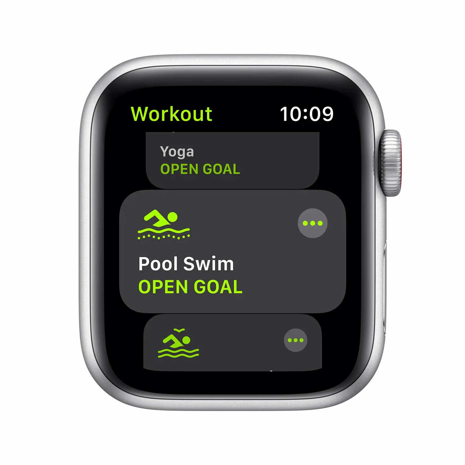 New Apple Watch SE (GPS + Cellular, 40mm) - Silver Aluminum Case with Deep Navy Sport Loop