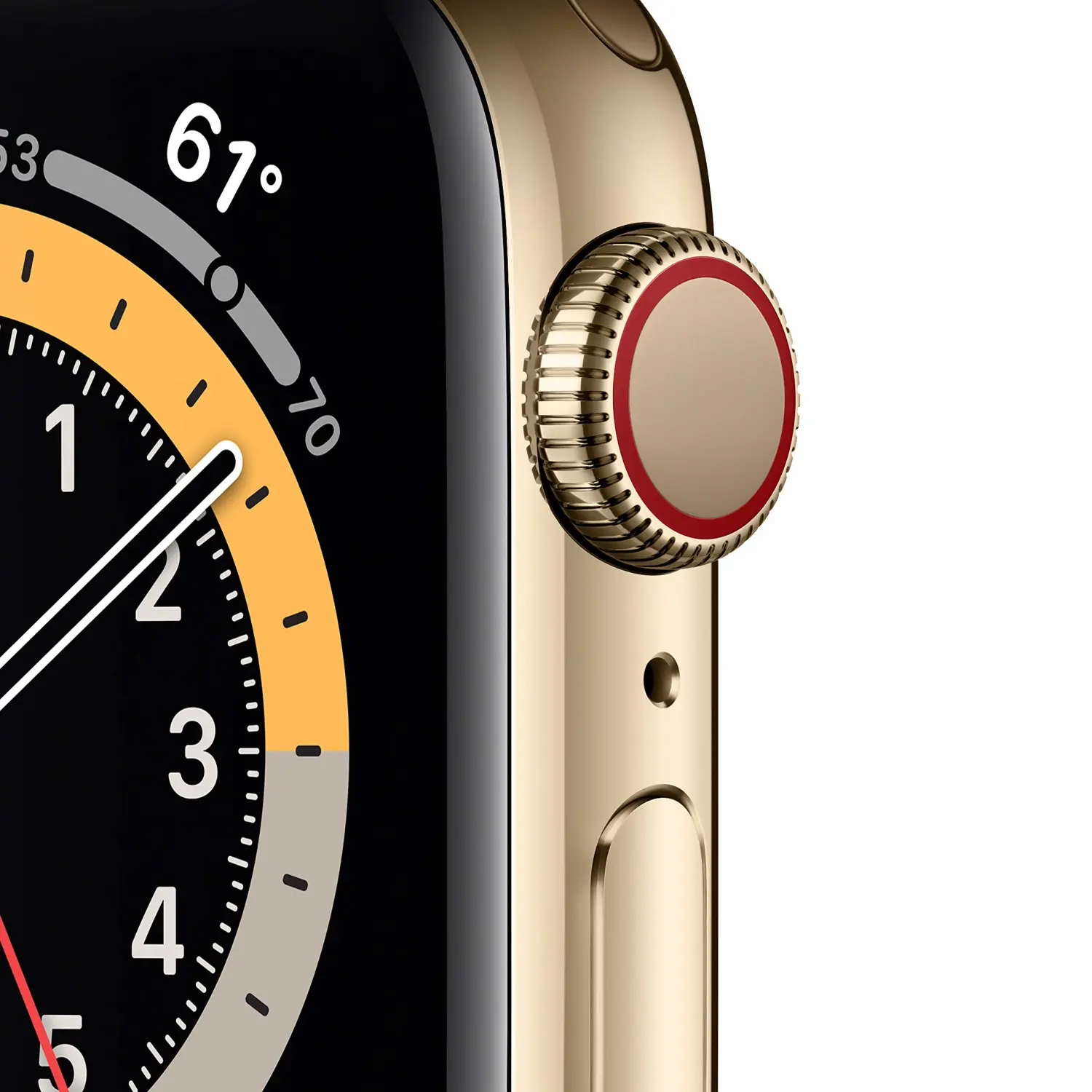 New Apple Watch Series 6 (GPS + Cellular, 40mm) - Gold Stainless Steel Case with Gold Milanese Loop