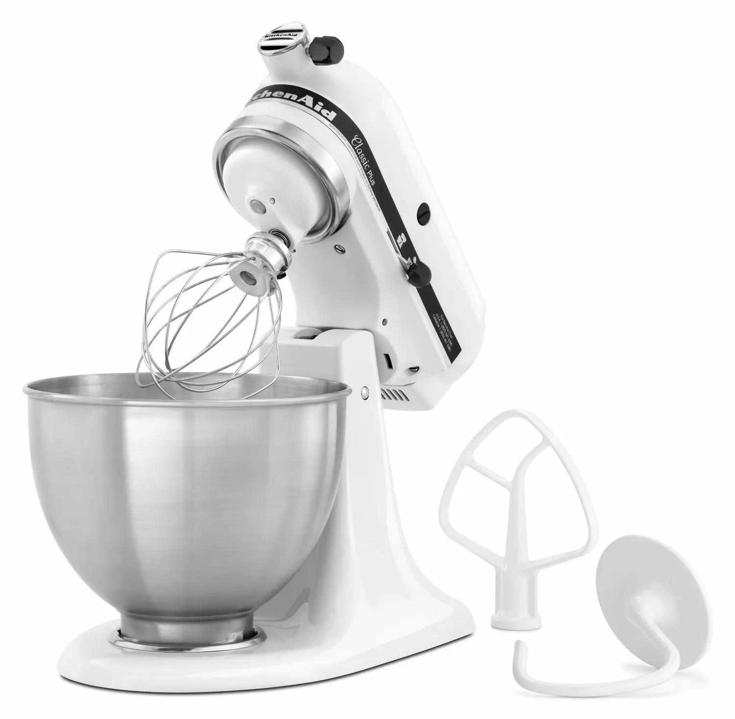 KitchenAid KSM75WH Stand Mixer, 4.5 Qt, White