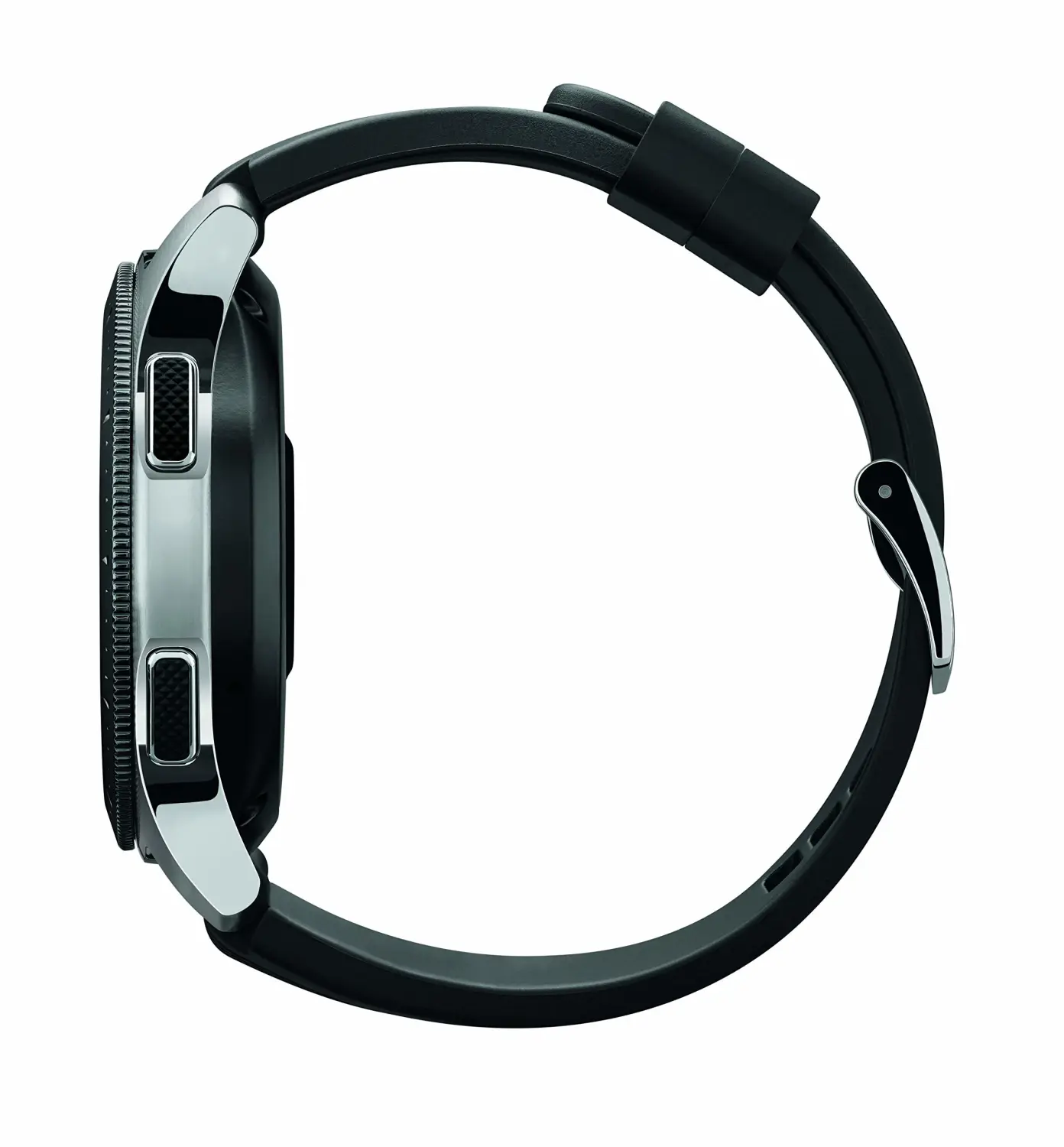 Samsung Galaxy Watch (46mm, GPS, Bluetooth) – Silver/Black (US Version)