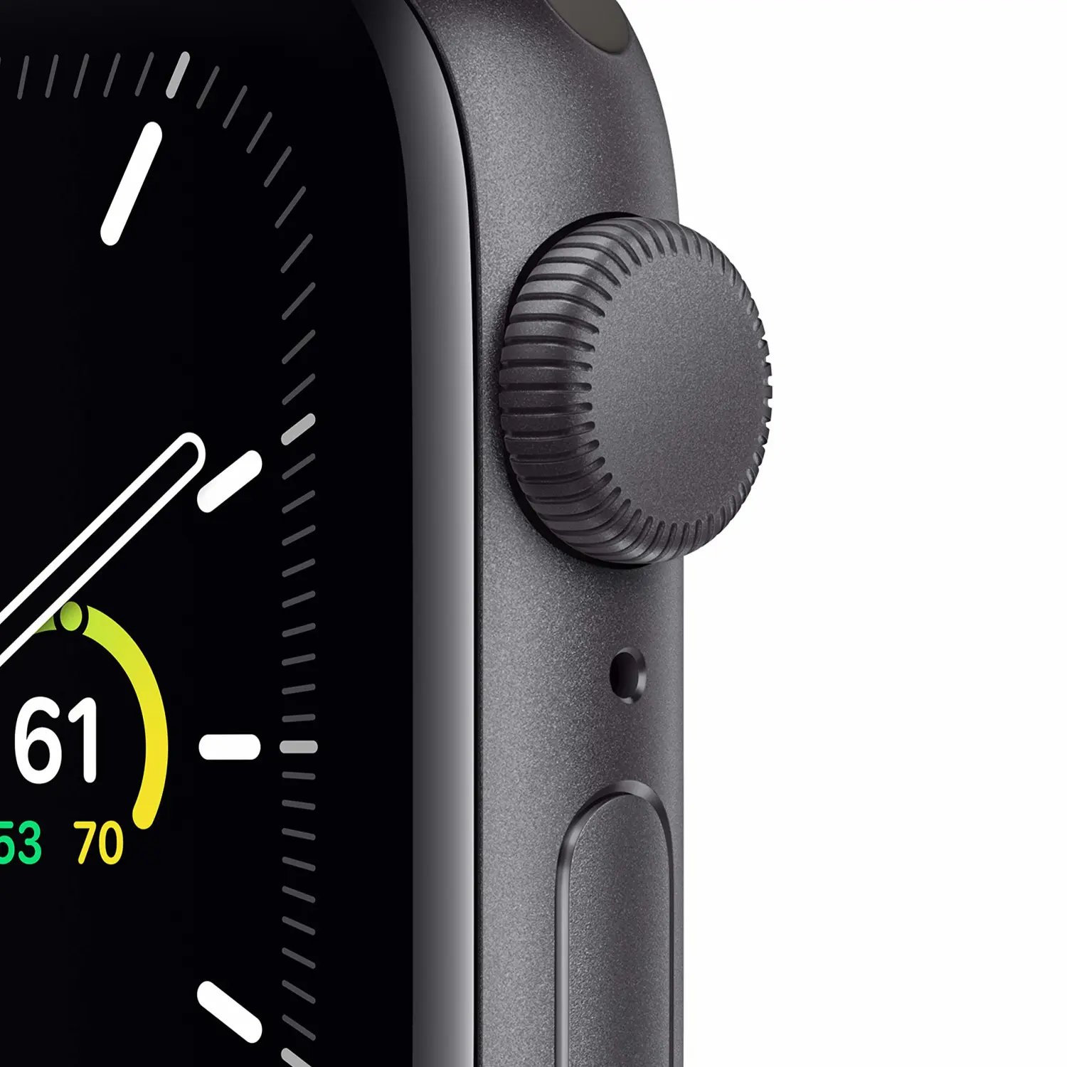 New Apple Watch SE (GPS, 40mm) - Space Gray Aluminum Case with Black Sport Band