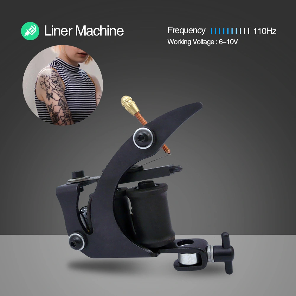 Embroidery dragon coil tattoo machine set