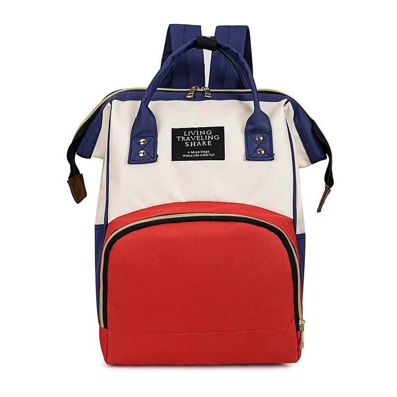 Mother package fashion maternal and child shoulder bag waterproof multi-function diaper backpack Korean version of Mummy bag shoulder customization