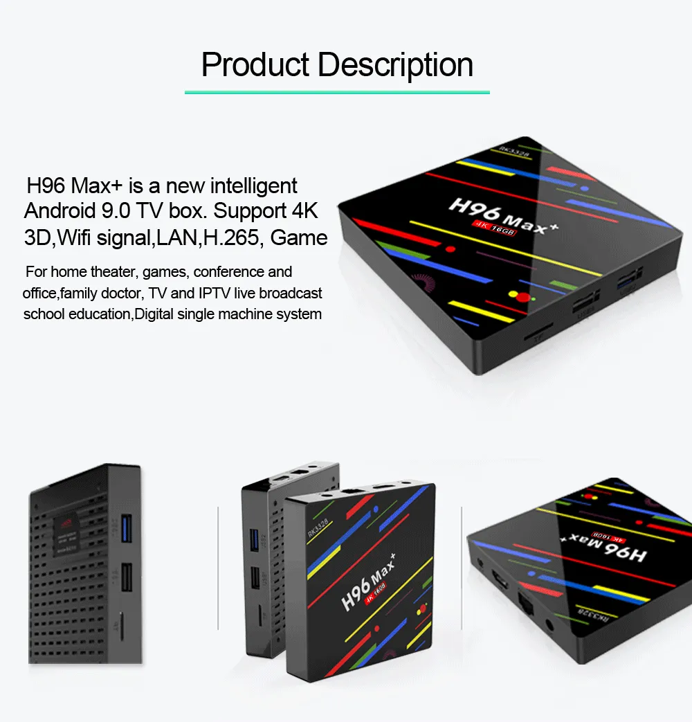 H96 Max TV Set Top Box