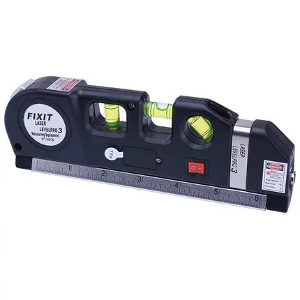 Multi-function tape measure laser level