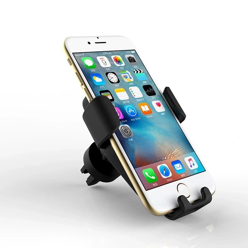 Air outlet car wireless charging bracket suction cup gravity wireless charging cattle head car wireless charger