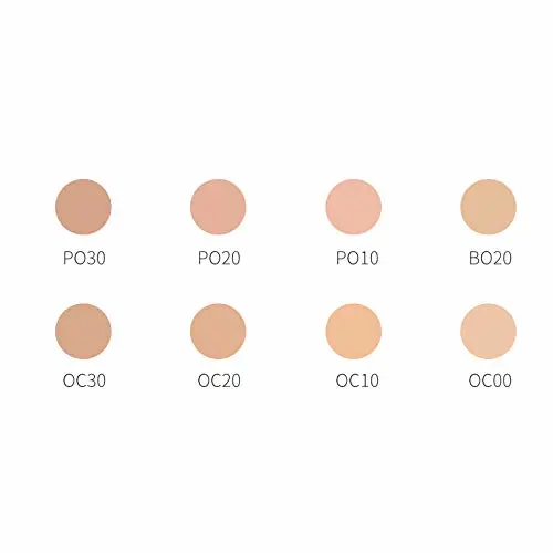 C-PB Radiant Fluid Foundation Matte Perfect Cover Liquid Foundation, SPF20+ PA+++ Toning Complex Shrinking Pores Oil Control All Day Perfecting Makeup Foundation, Full Coverage, Concealing Light Weight Liquid Foundation, Comfort Create Flawless Skin Foundation, 35ml (PO 00#)
