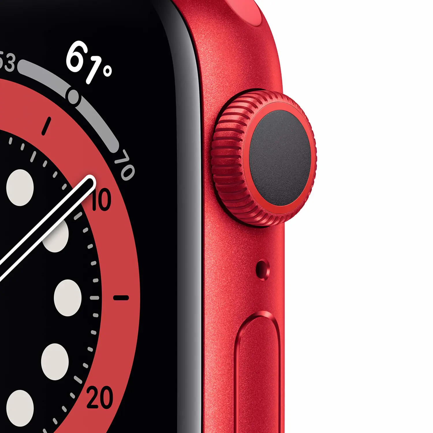 New Apple Watch Series 6 (GPS, 40mm) - (Product) RED - Aluminum Case with (Product) RED﻿ - Sport Band