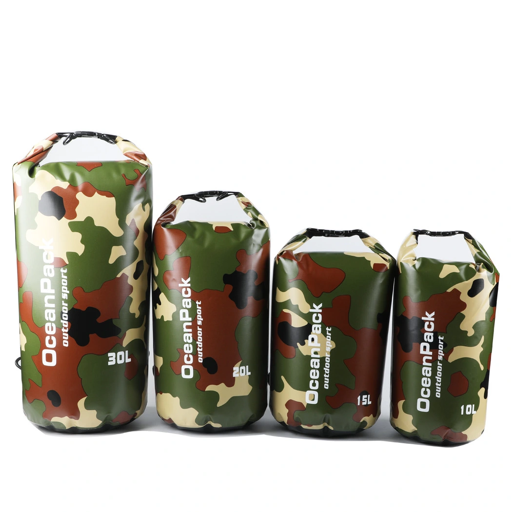 Camouflage Backpack Wear-resistant and Scratch-resistant Bucket Bag Waterproof and Moisture-proof for Outdoor Sports
