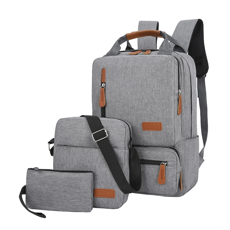 Three-Piece Large-Capacity Business And Leisure Travel Backpack