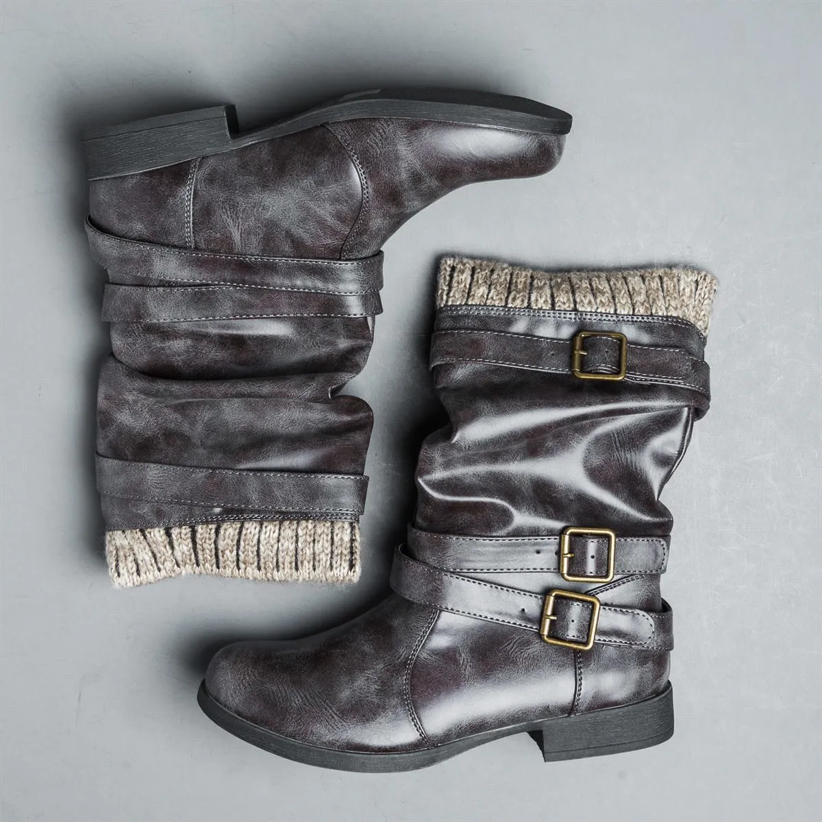 Wool mouth tube Martin boots