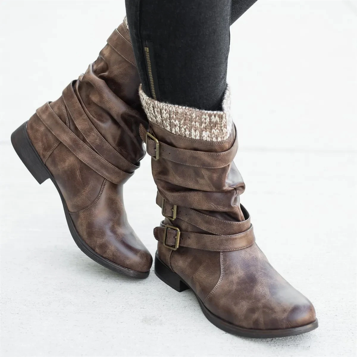 Wool mouth tube Martin boots