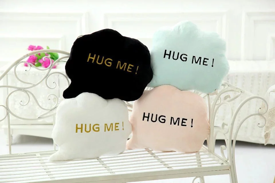 Creative dialog 4 color pillow