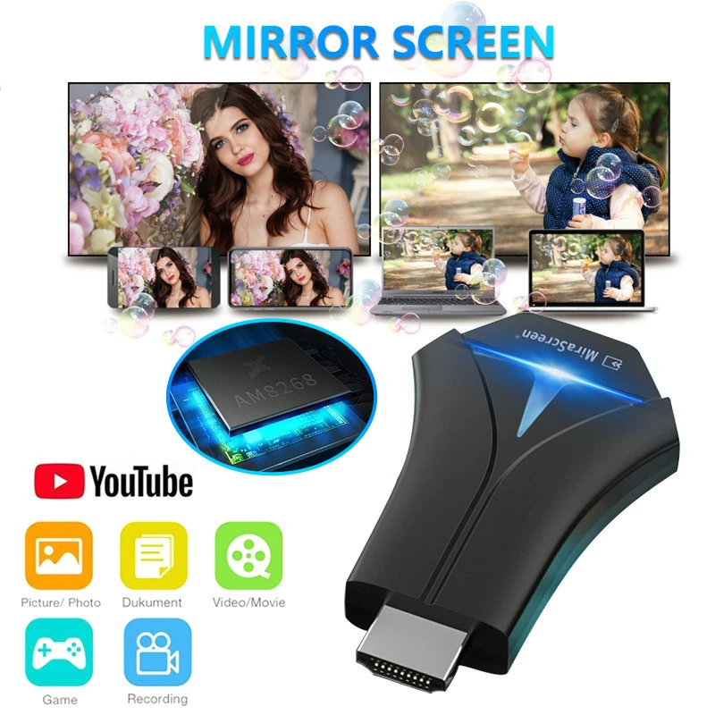 Mirascreen HDMI Mobile Phone Wifi Push Treasure Dongle HD Projector