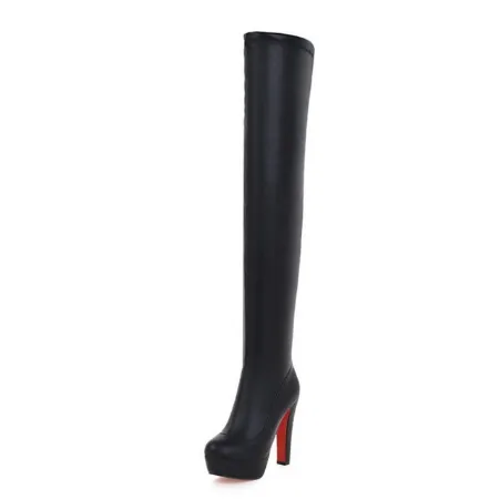 Wild super high heeled knee boots