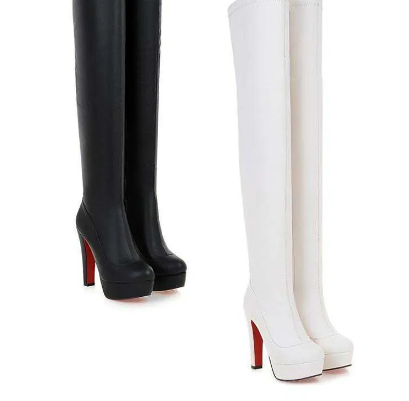Wild super high heeled knee boots