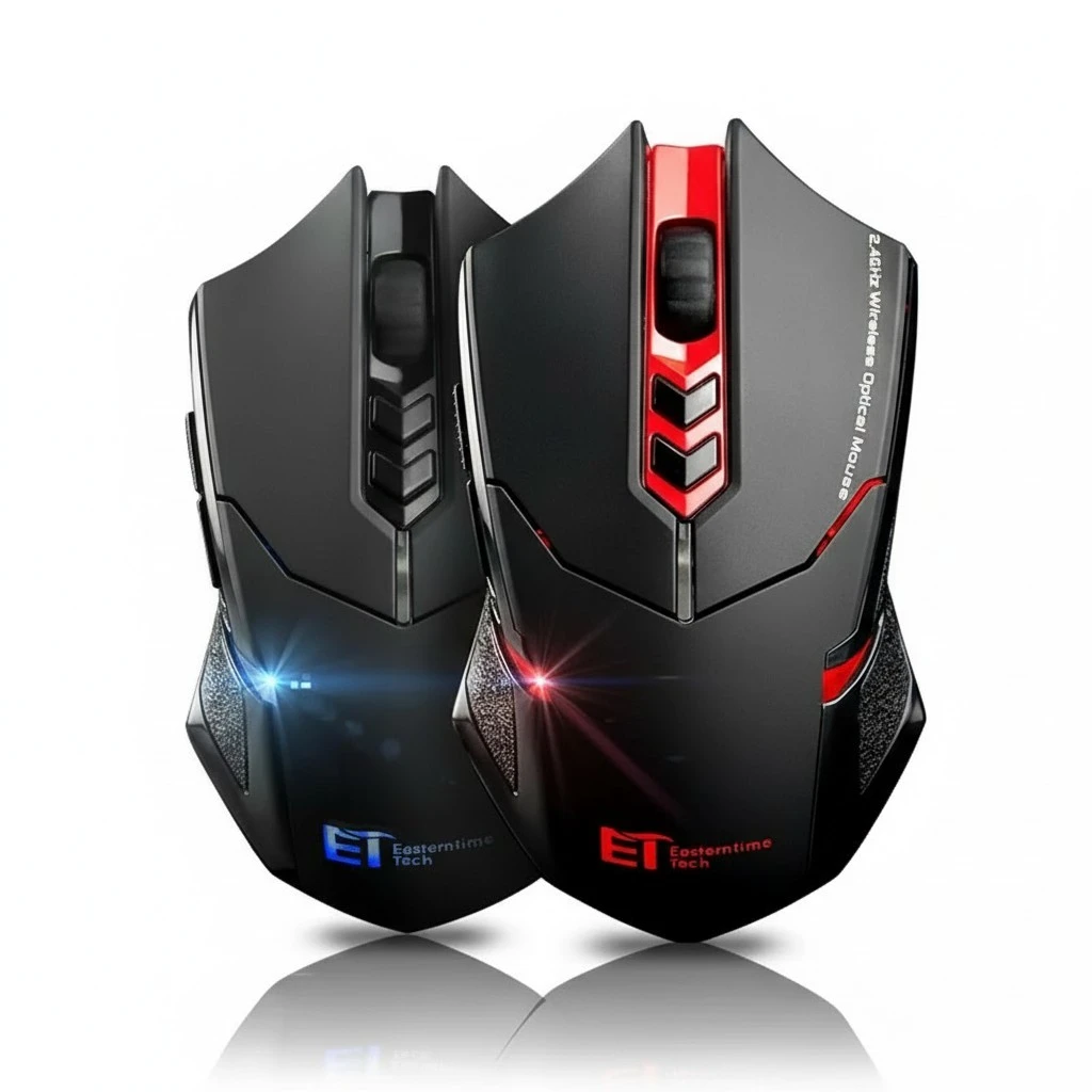 Power-Saving Silent Luminous Wireless Mouse