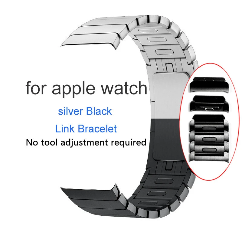 Compatible with Apple , Stainless steel chain strap