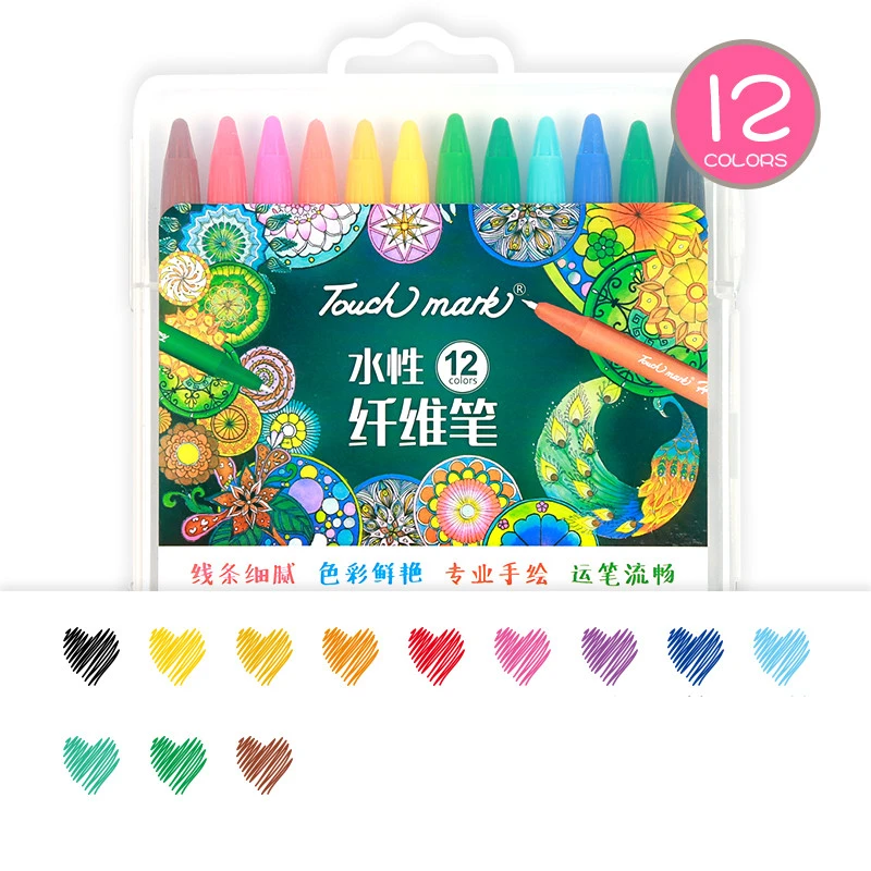 Touch mark water-based fiber pen hand account pen