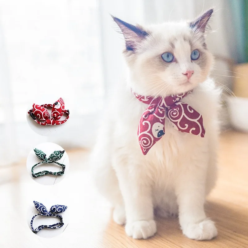 Handmade cat puppy bow tie