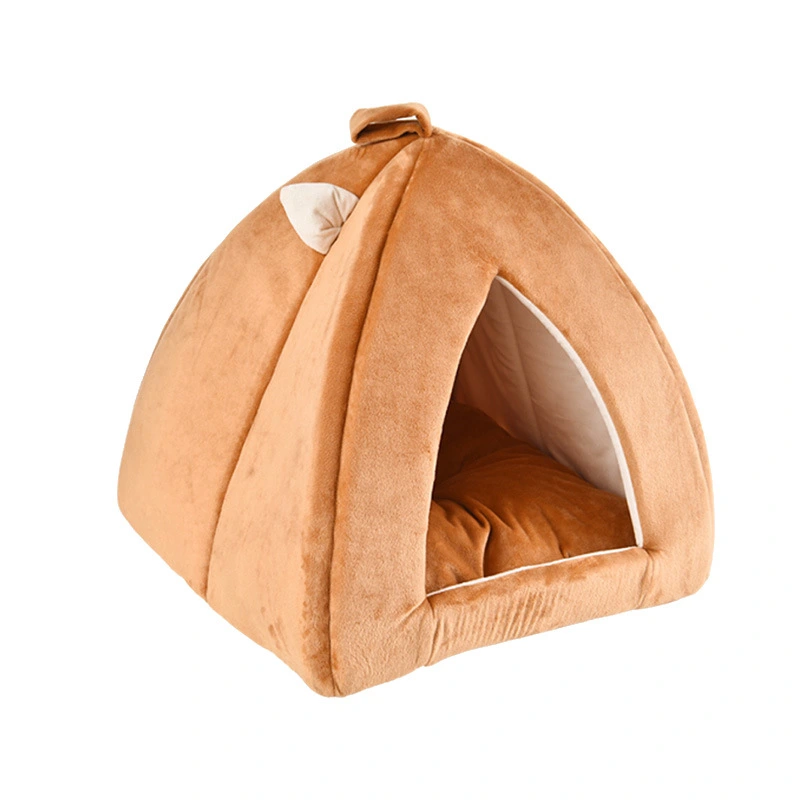 Manufacturer provides cartoon triangle shape pet nest