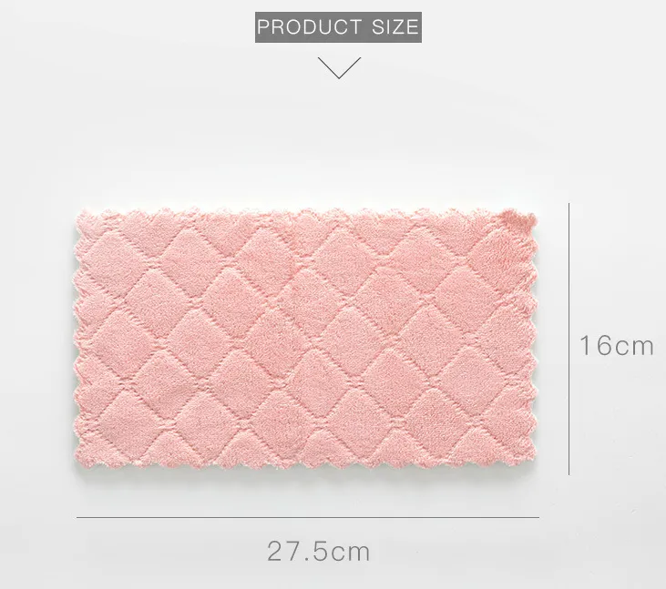 Kitchen dishcloth Water absorbent and oil-free towel