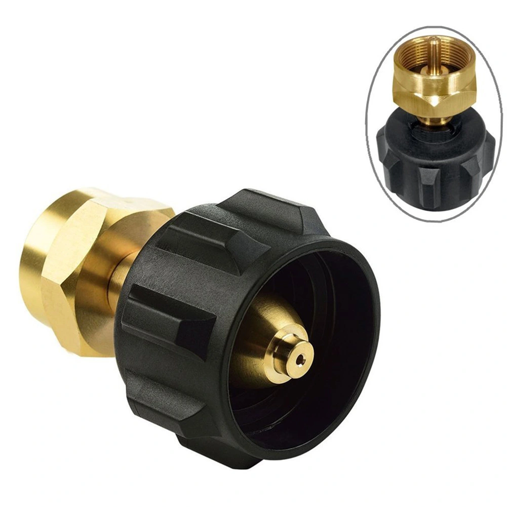 Outdoor Useful 1LB Tank Gas Propane QCC1 Regulator Valve Propane Refill Adapter BBQ Kit