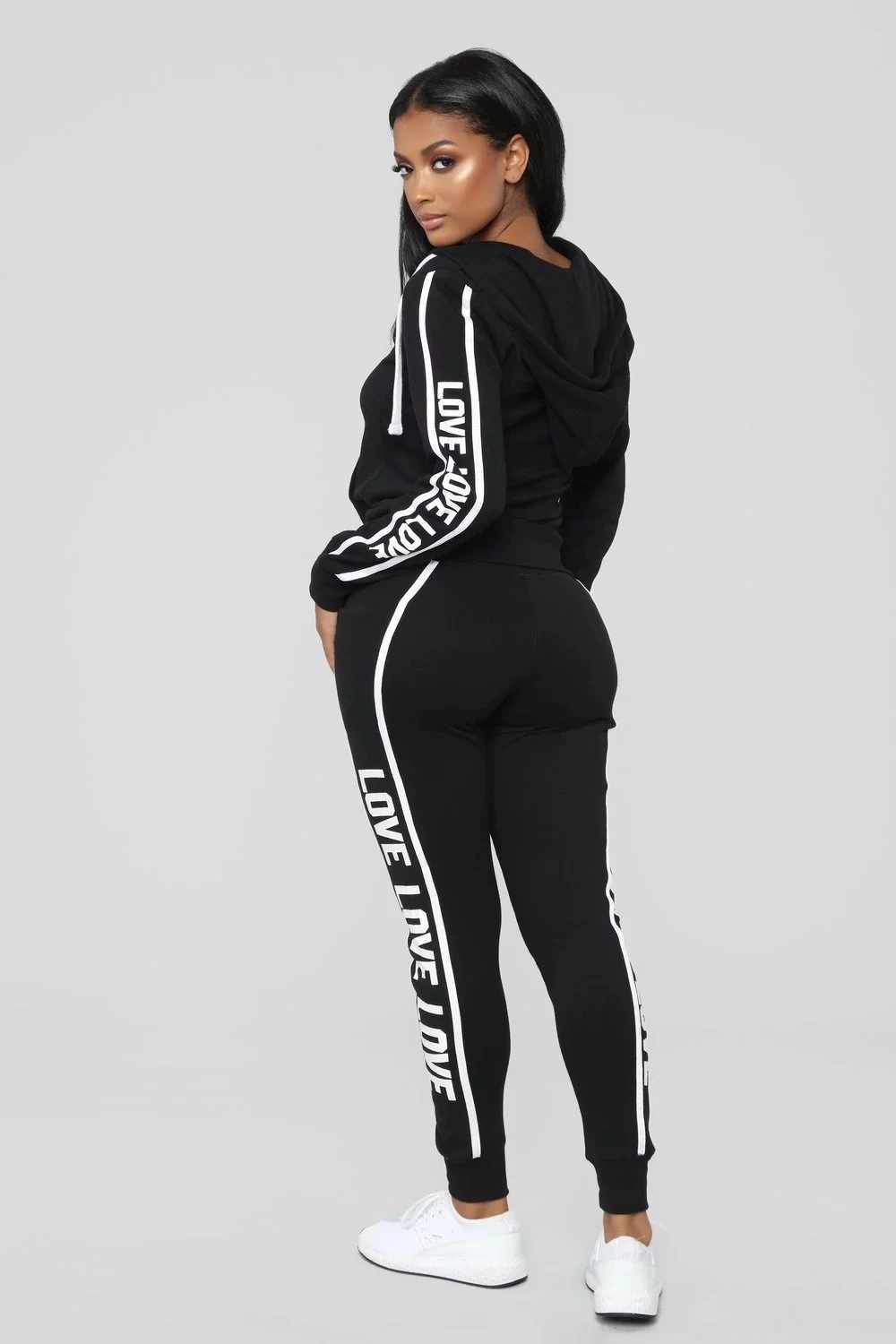 Ladies fitness two-piece suit