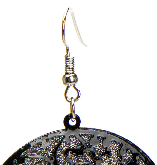 Hollow Carved Life Tree Earring