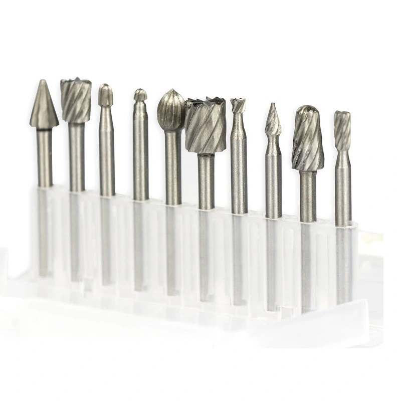 High Speed Steel Rotary Titanium Coated File Set