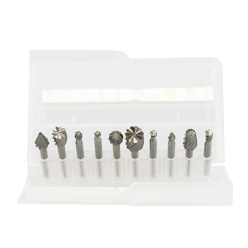 High Speed Steel Rotary Titanium Coated File Set