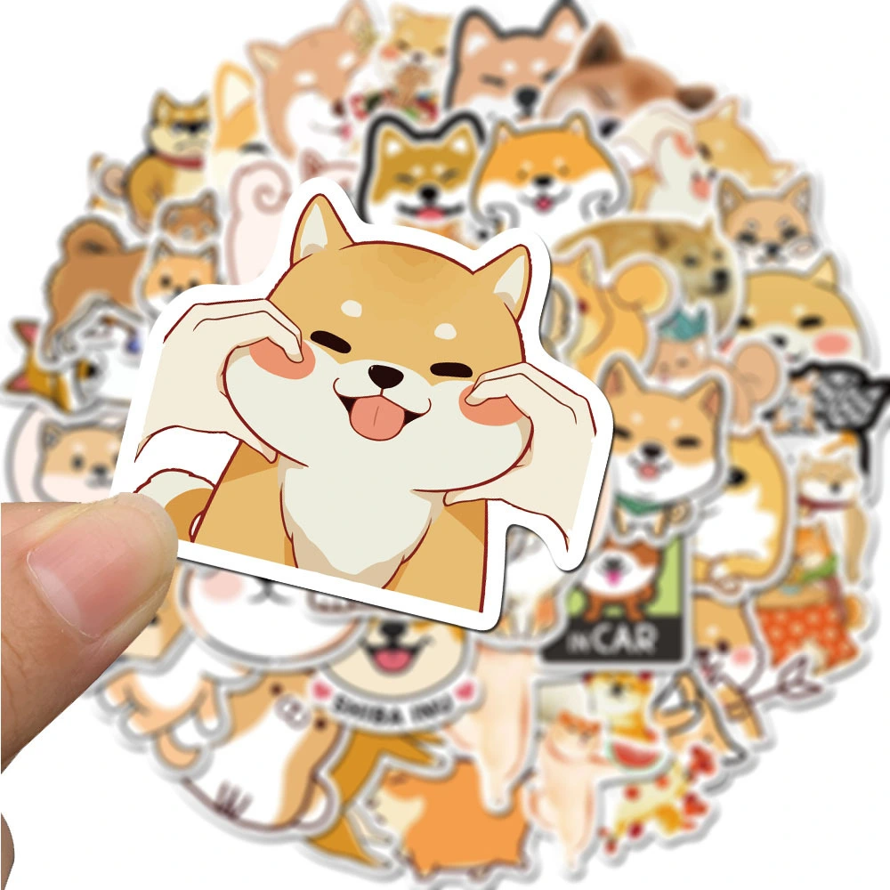 Cartoon Shiba Lnu Cute Hand Account Sticker