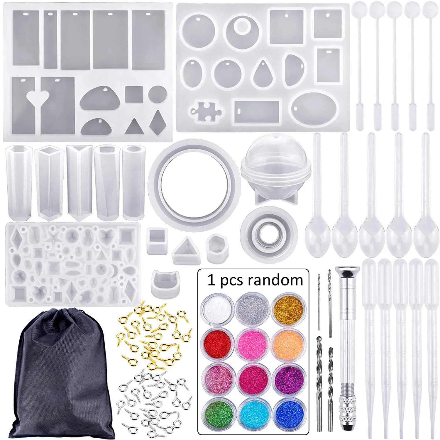 83 pieces of crystal glue tool kit