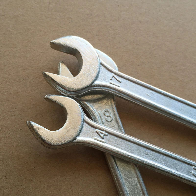 Galvanized wrench high strength forging manual head doublewrench activity saving manual tool wrench
