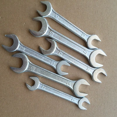 Galvanized wrench high strength forging manual head doublewrench activity saving manual tool wrench