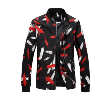 Jacket Men Baseball Jacket Men Plaid Windbreaker For Men Autumn Style Active jaqueta masculinat Male