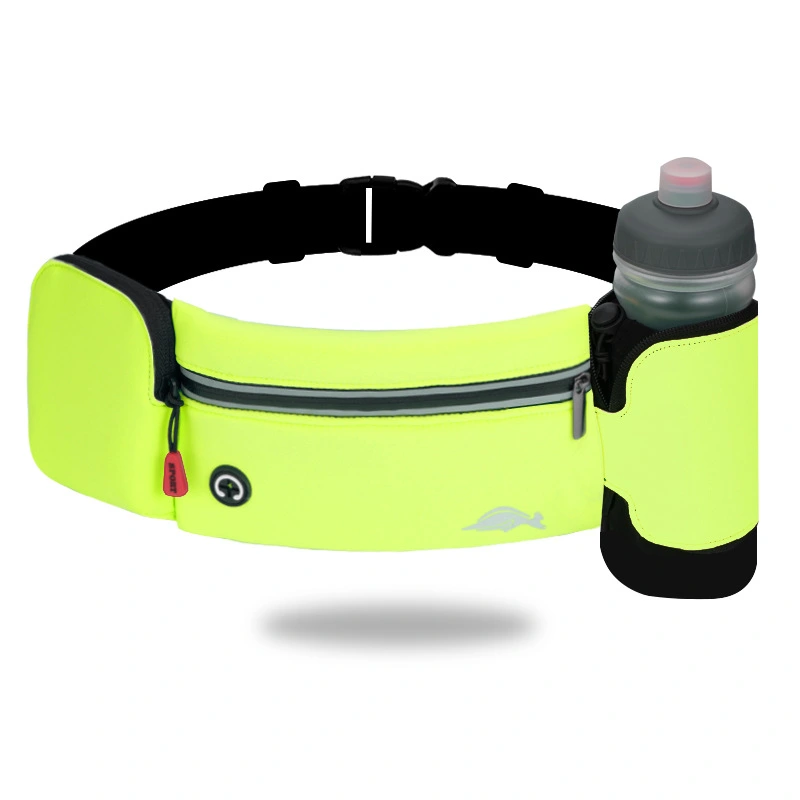 Waist Bag Sports Climbing Hiking Racing Gym Fitness Lightweight Unisex Belt Water Bottle Waist Pack 