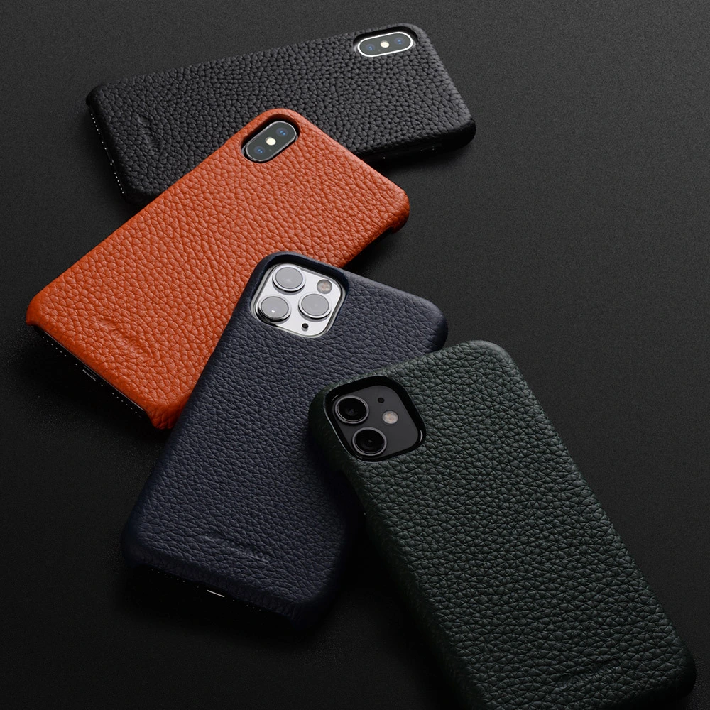 Compatible with Apple , Leather anti-fall protective cover phone case