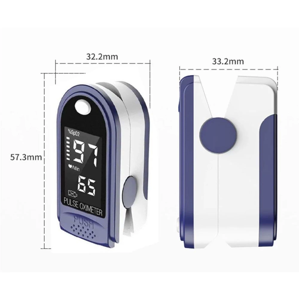 Portable Blood Oxygen Monitor Finger Pulse Oximeter