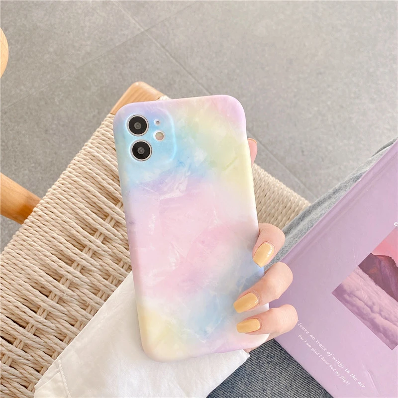 Compatible with Apple , Dizzy Rainbow Liquid Phone Case