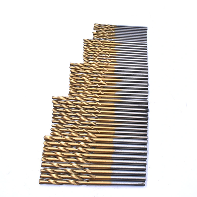 Straight Shank Twist Drill Bit Titanium Plated Hole Twist Drill Bit