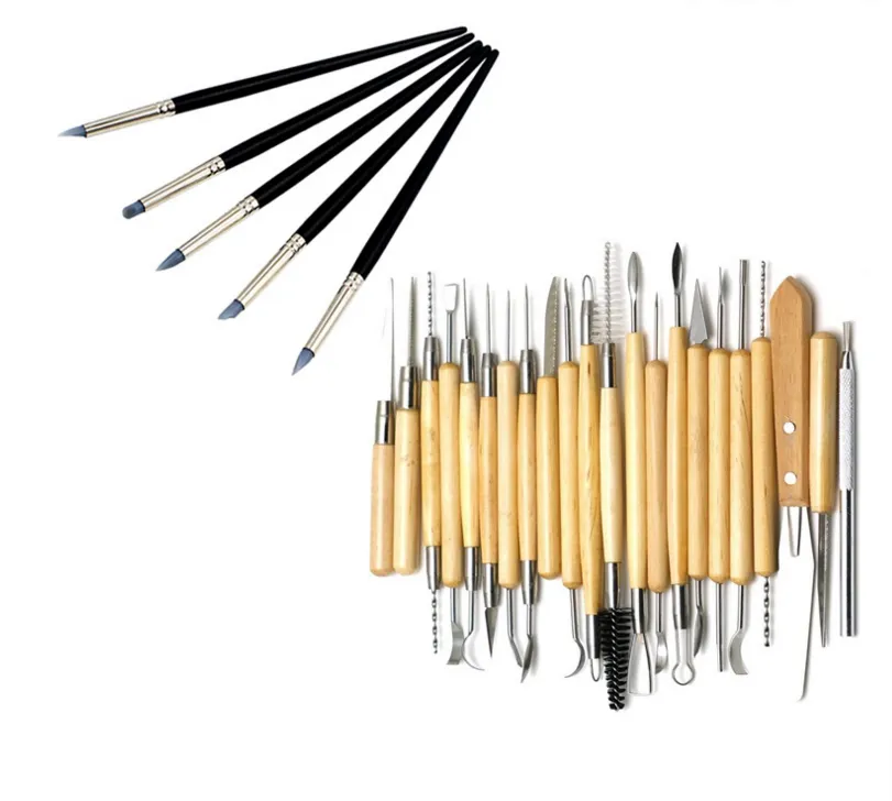 Pottery clay tools 27-piece set + roll package