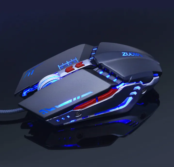 Silent mute computer notebook wired gaming mouse