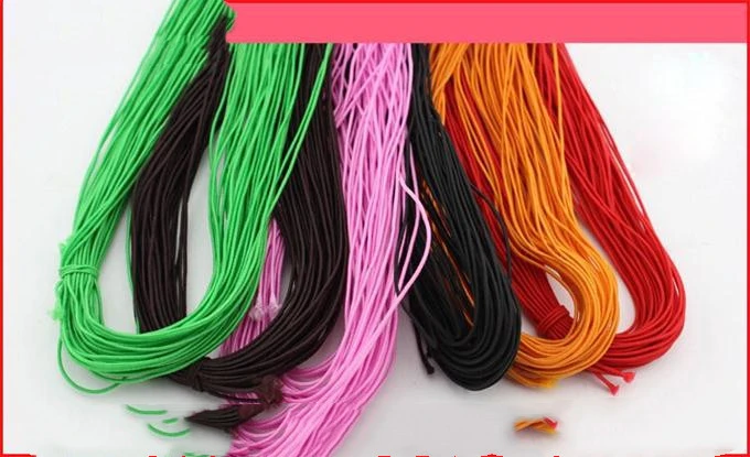 The Beads Are Threaded With String And Cored Thread
