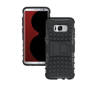 Tire pattern S8 mobile phone case S8 Plus anti-fall water jacket Two-in-one shatter-resistant bracket