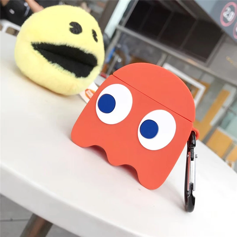 Cartoon pacman earphone set