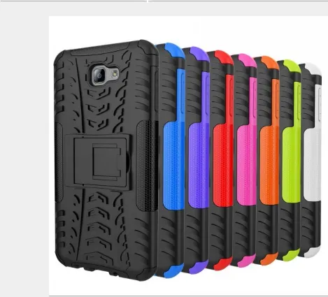 Samsung S8 plus Galaxy S8 mobile phone shell bracket colorful pattern in tire pattern inclusive fall proof sleeve