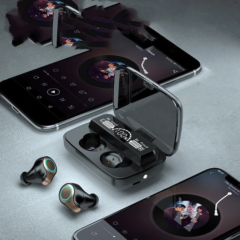 Wireless Bluetooth Headset Binaural In-ear Mini Touch